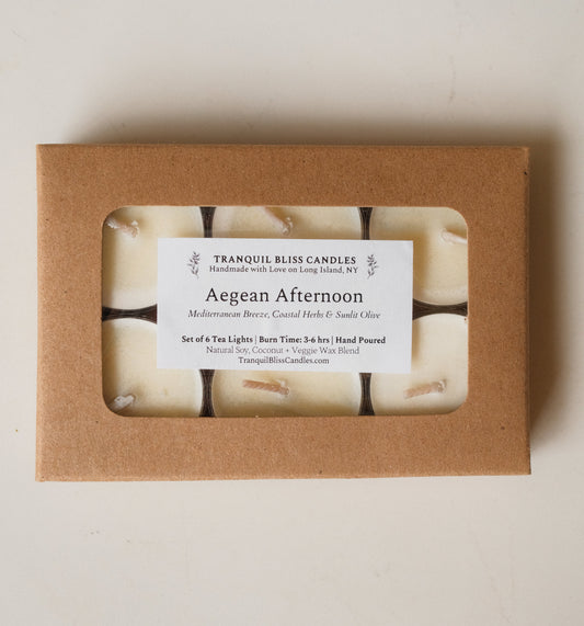 Aegean Afternoon Tealights