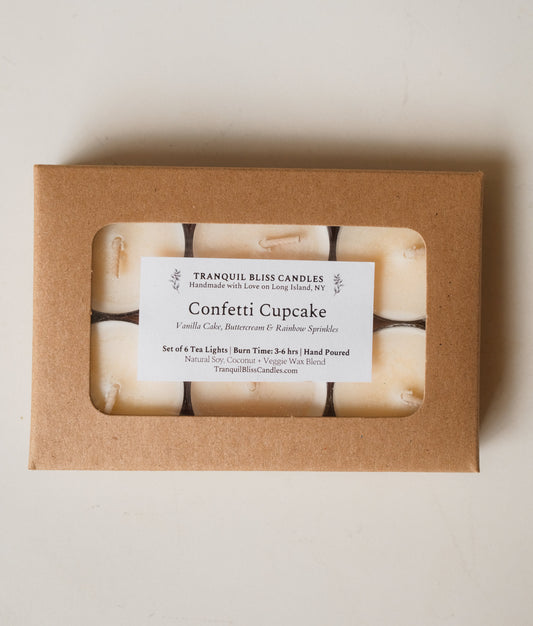 Confetti Cupcake Tealights