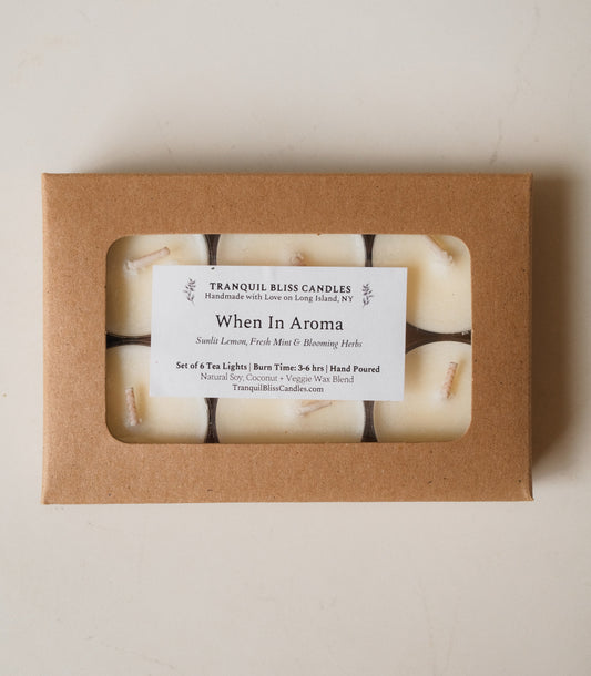 When In Aroma Tealights