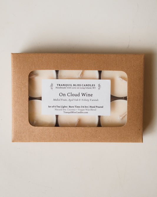 On Cloud Wine Tealights