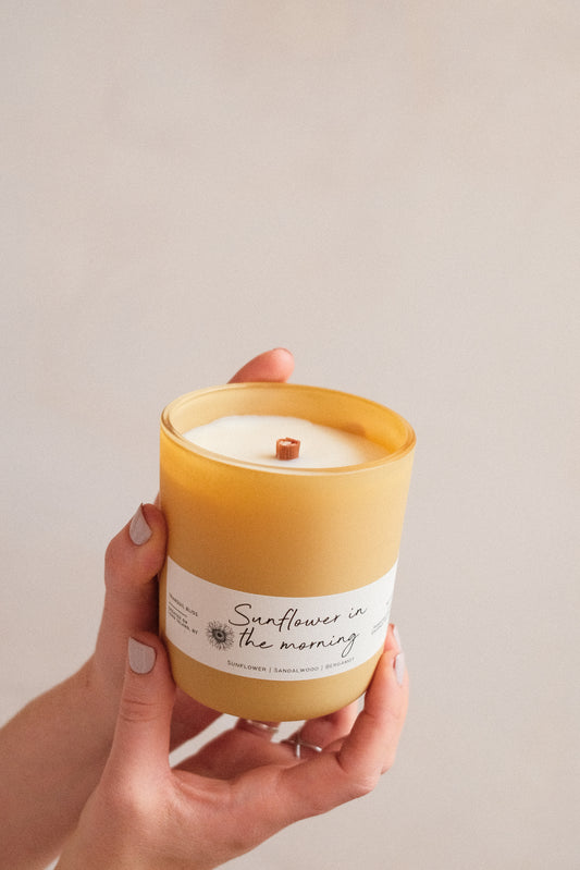 Sunflower in the morning