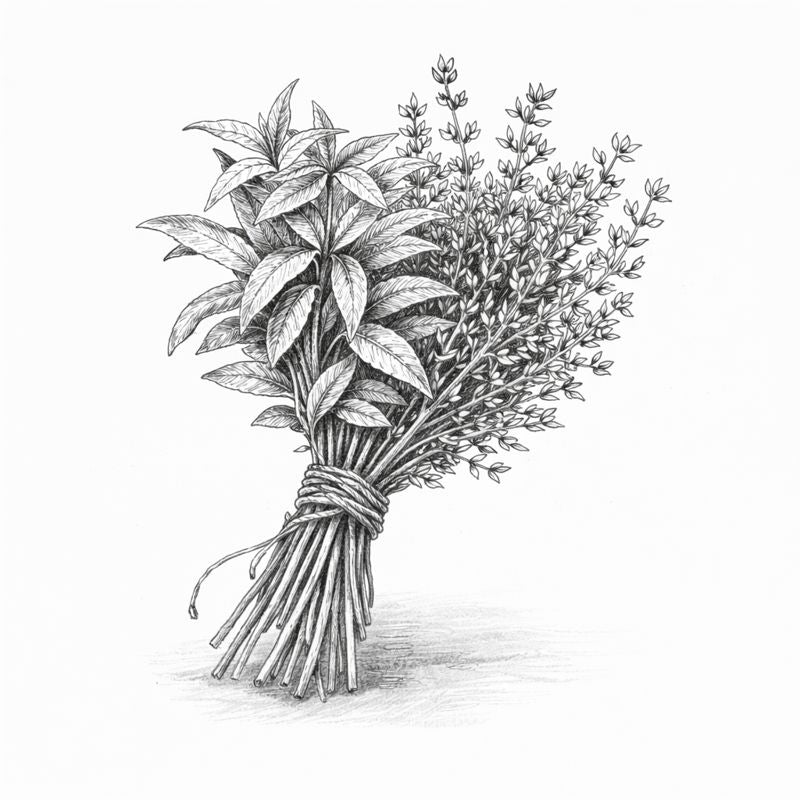 Lemon Verbena + Thyme Tealights